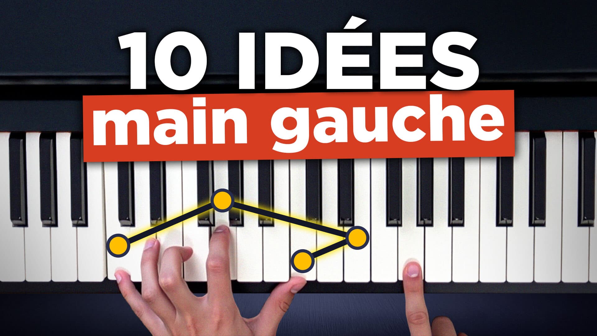 Accompagnement main gauche piano : 10 techniques pour débutant