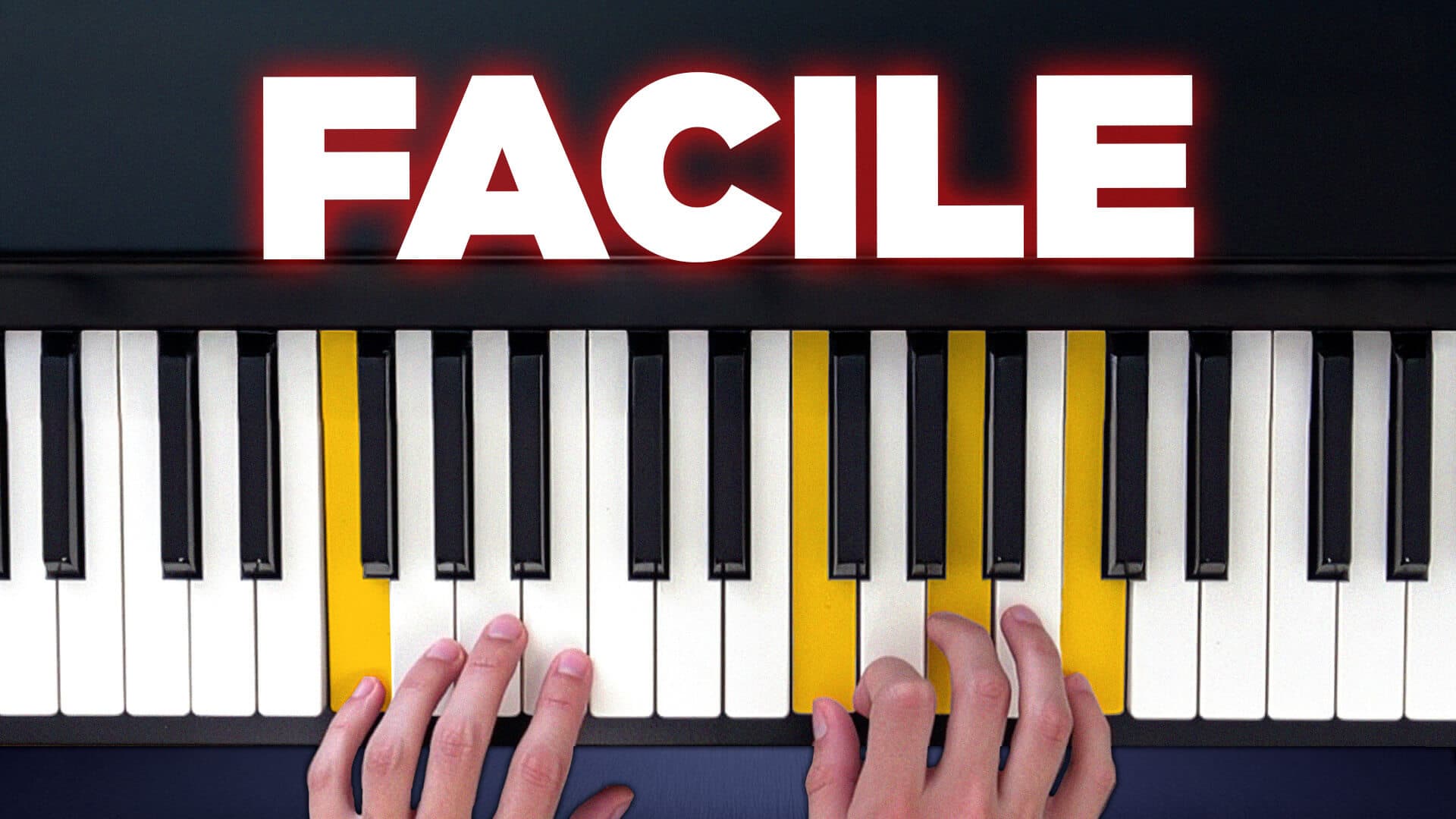Chansons faciles à apprendre au piano débutant