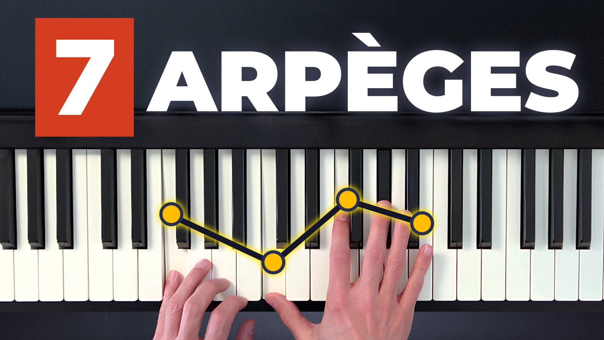 Apprendre les arpèges au piano débutant avec 7 chansons